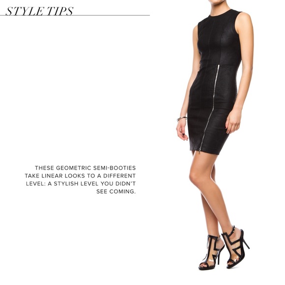 Shoedazzle Tanika Heel Sandal NIB 7.5 Blk - Picture 6 of 6